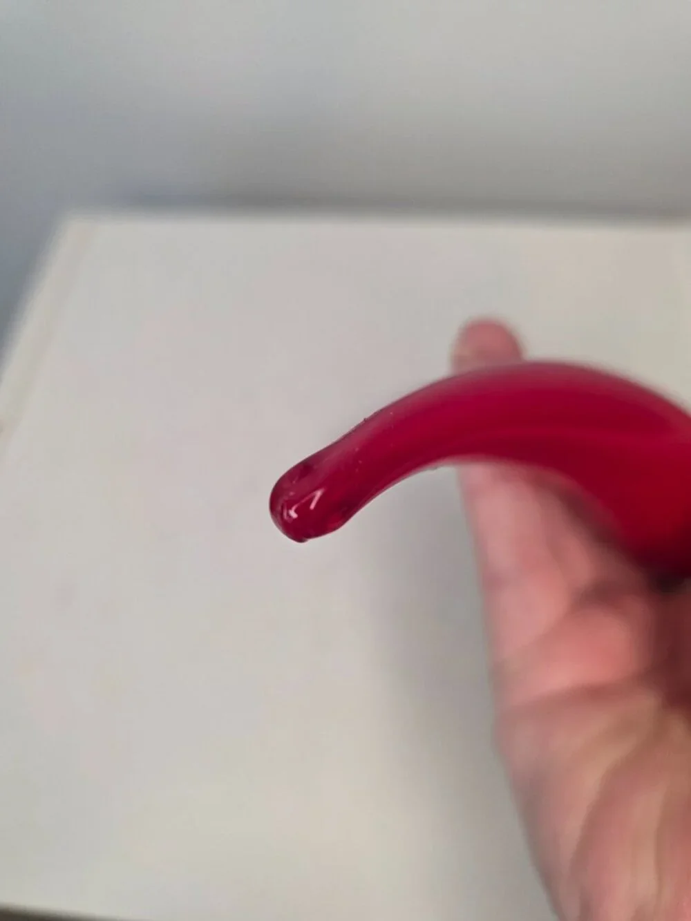 Art Glass Red Chili Pepper 7
